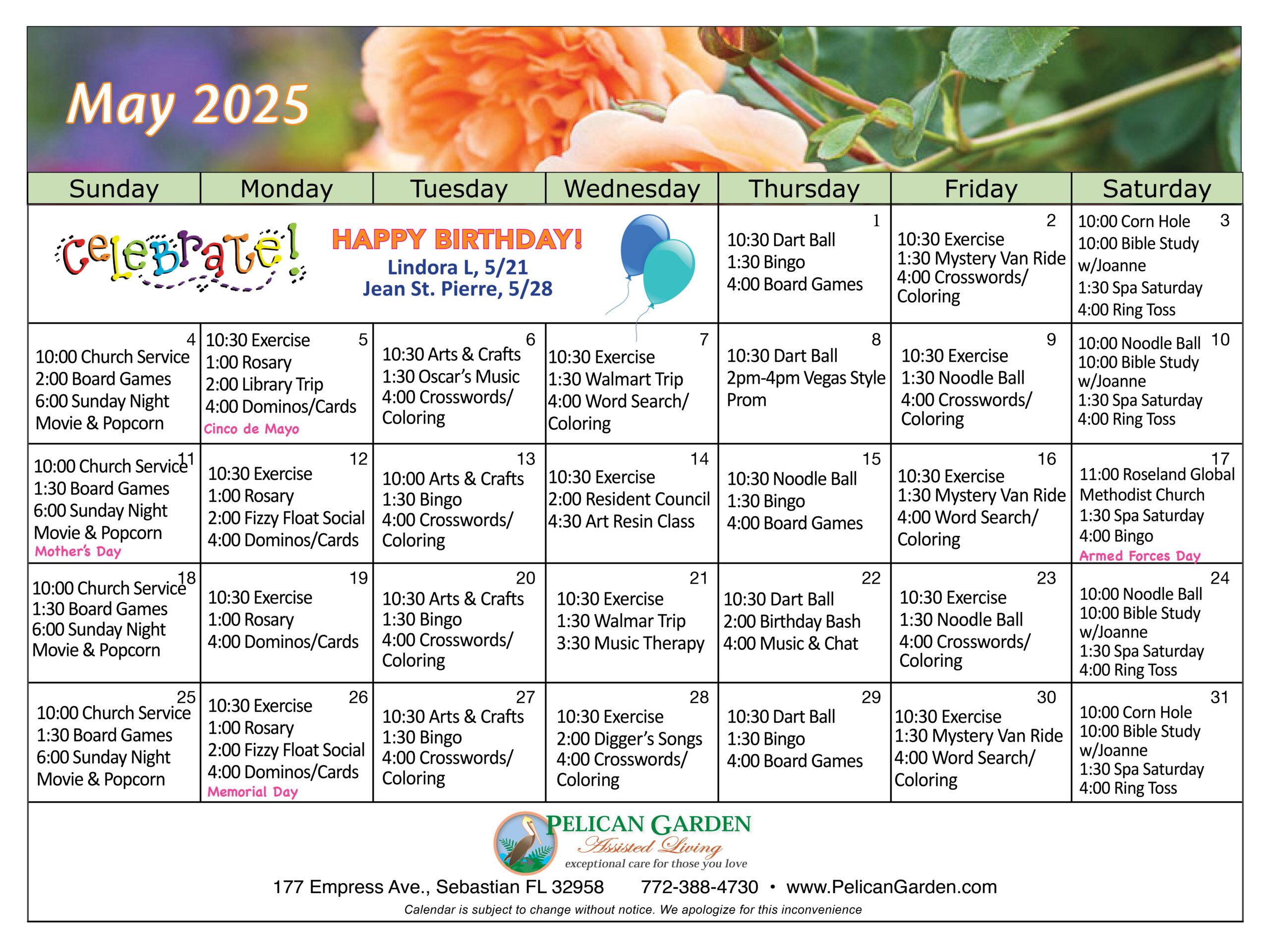 May Events