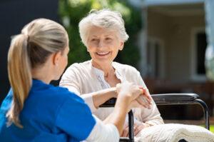 Resident with Caregiver